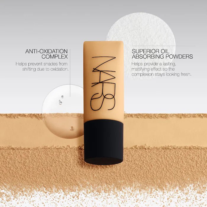 NARS Soft Matte Complete Foundation 45ml, Full, Natural-Looking Coverage