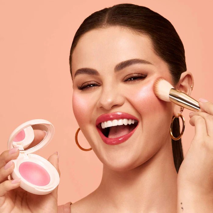 Rare Beauty Soft Pinch Luminous Powder Blush, Durable, Buildable Colour, Pressed Powder #color_Happy