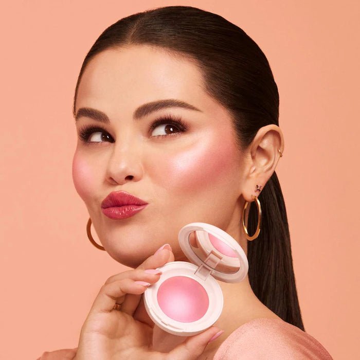 Rare Beauty Soft Pinch Luminous Powder Blush, Durable, Buildable Colour, Pressed Powder #color_Happy