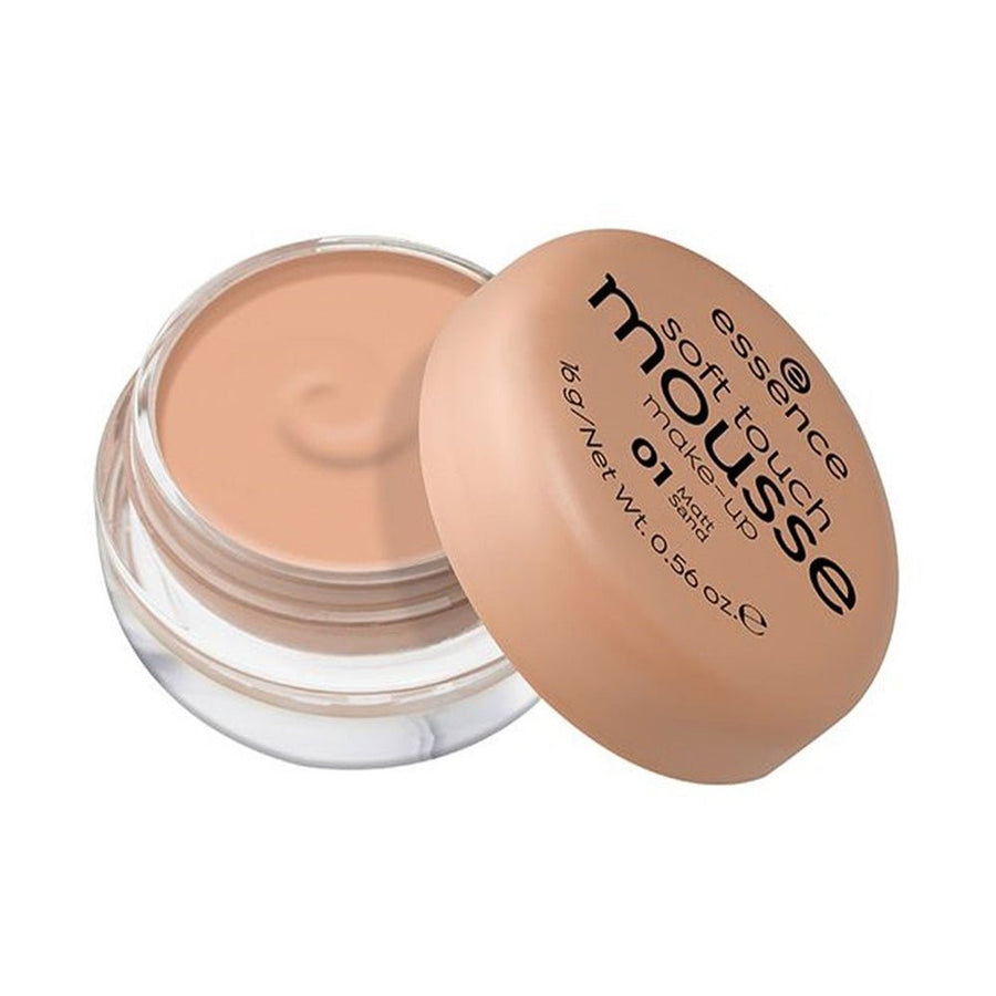 Essence Soft Touch Mousse Make - up Smooth and Natural Finish #color_01 Matte Sand