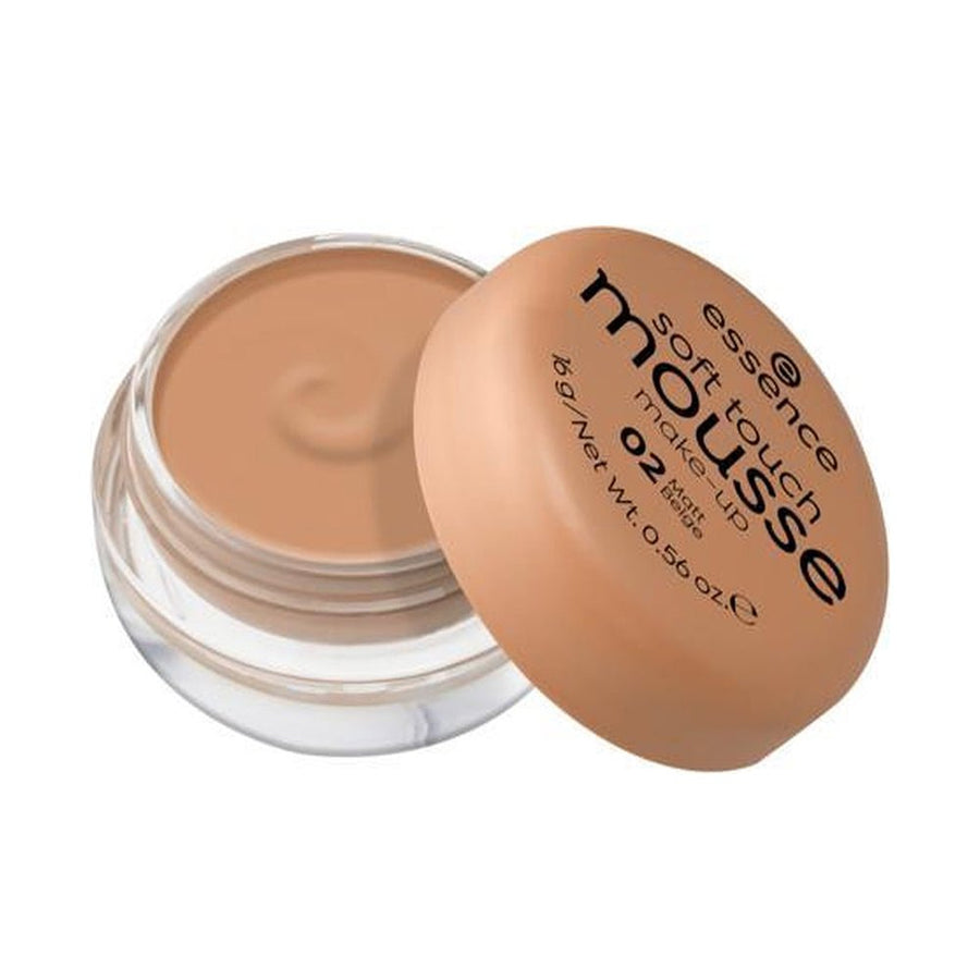 Essence Soft Touch Mousse Make - up Smooth and Natural Finish #color_02 Matte Beige