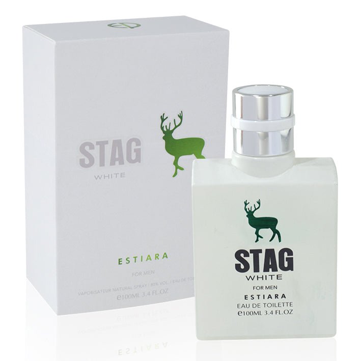 Estiara Stag White Men Perfume 3.4oz 100ml EAU DE TOILETTE SPRAY  