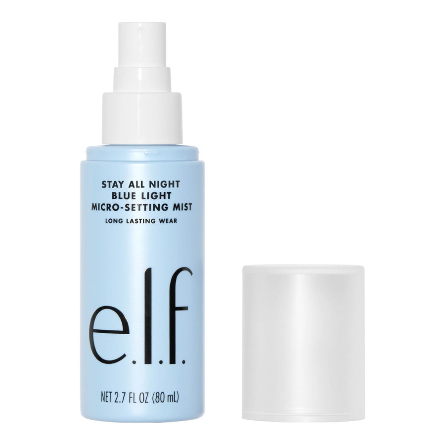 E.L.F Stay All Day Blue Light Micro-Setting Mist 80ml Refreshes and Soothes Skin, Reduces Blue Light