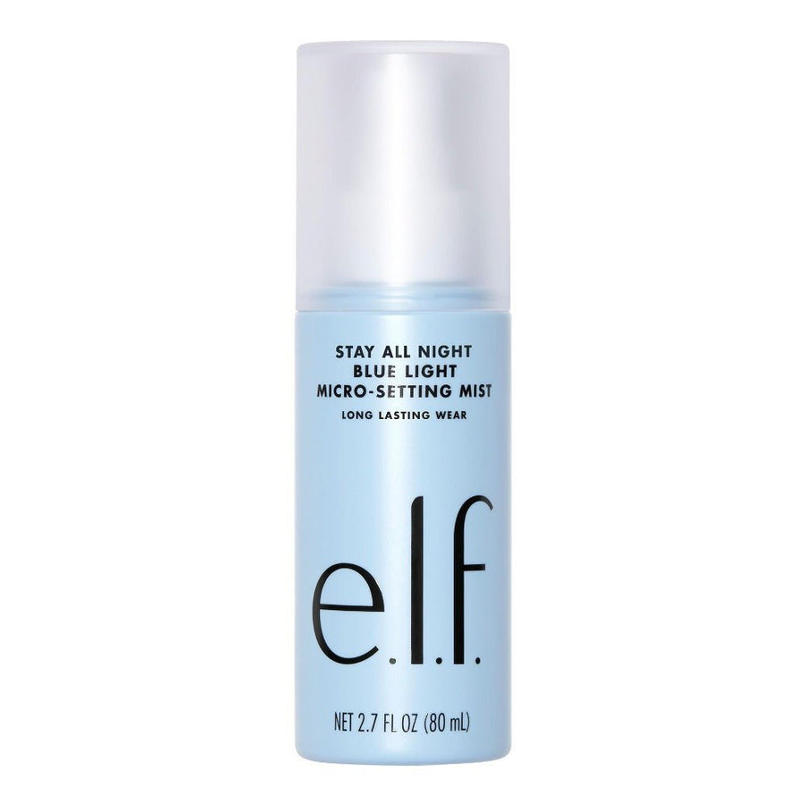 E.L.F Stay All Day Blue Light Micro-Setting Mist 80ml Refreshes and Soothes Skin, Reduces Blue Light