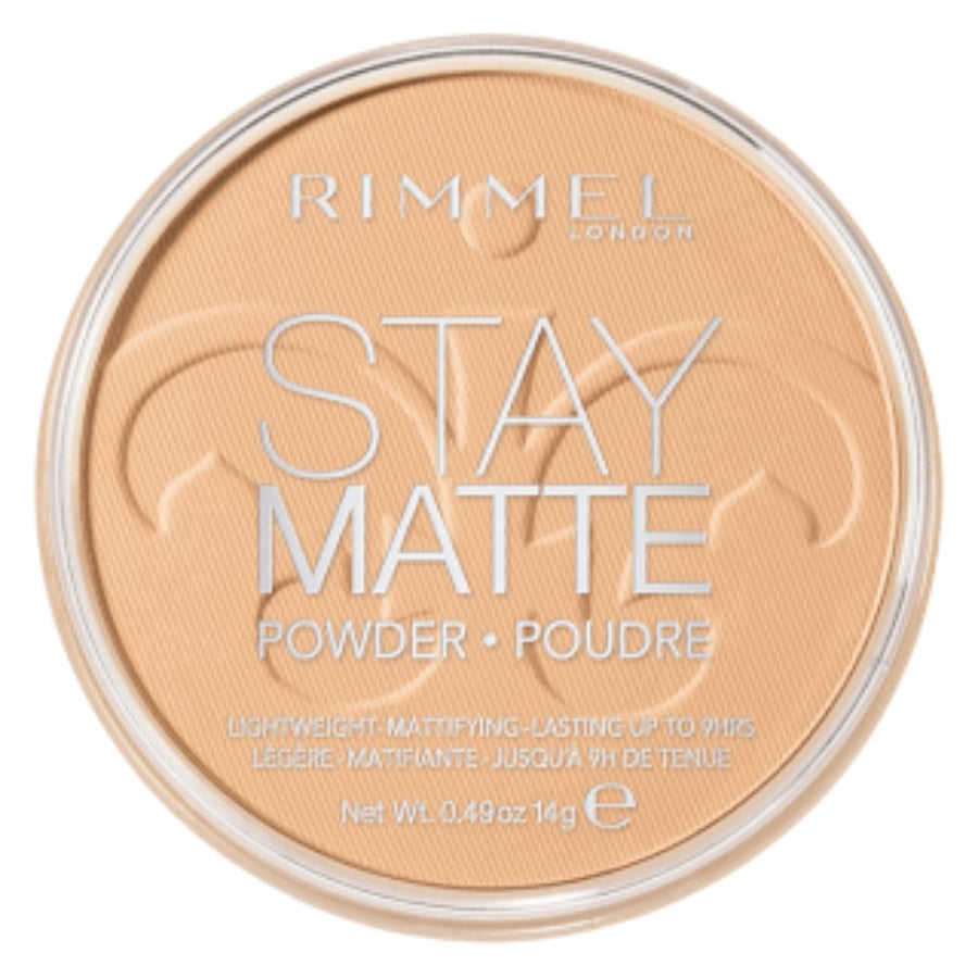 Rimmel Stay Matte Powder14g, Pressed Powder, Natural Shine Control with Natural Minerals #color_006 Warm Beige