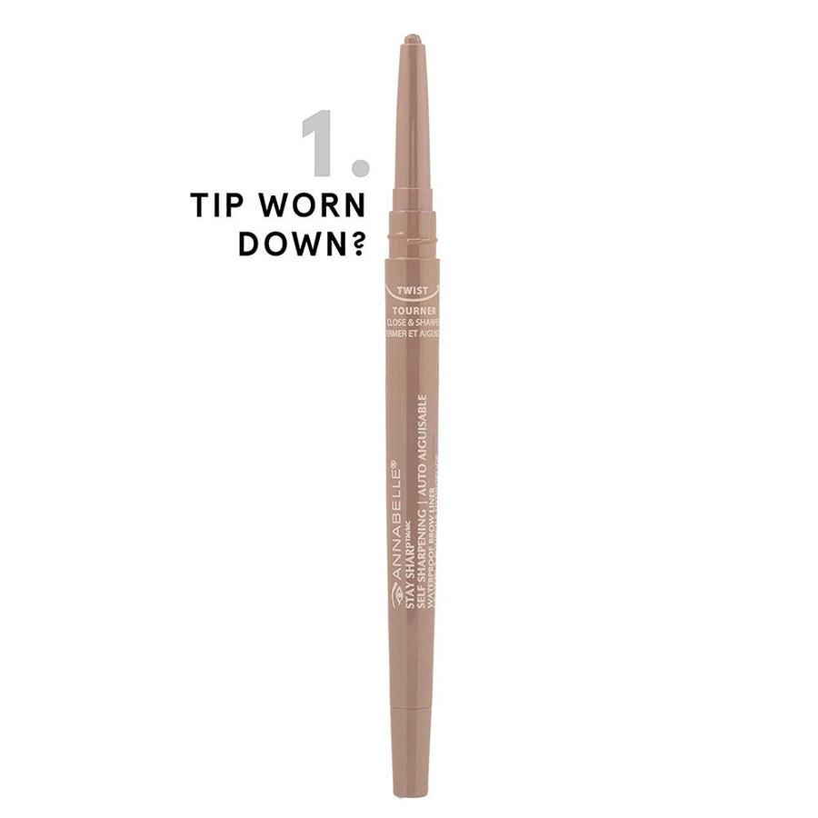 Annabelle Stay Sharp Waterproof Brow Liner Self-Sharpening