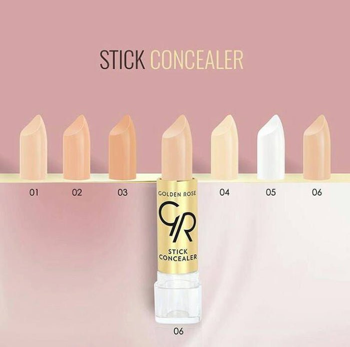 Golden Rose Stick Concealer Conceals Imperfections, 6 Shades