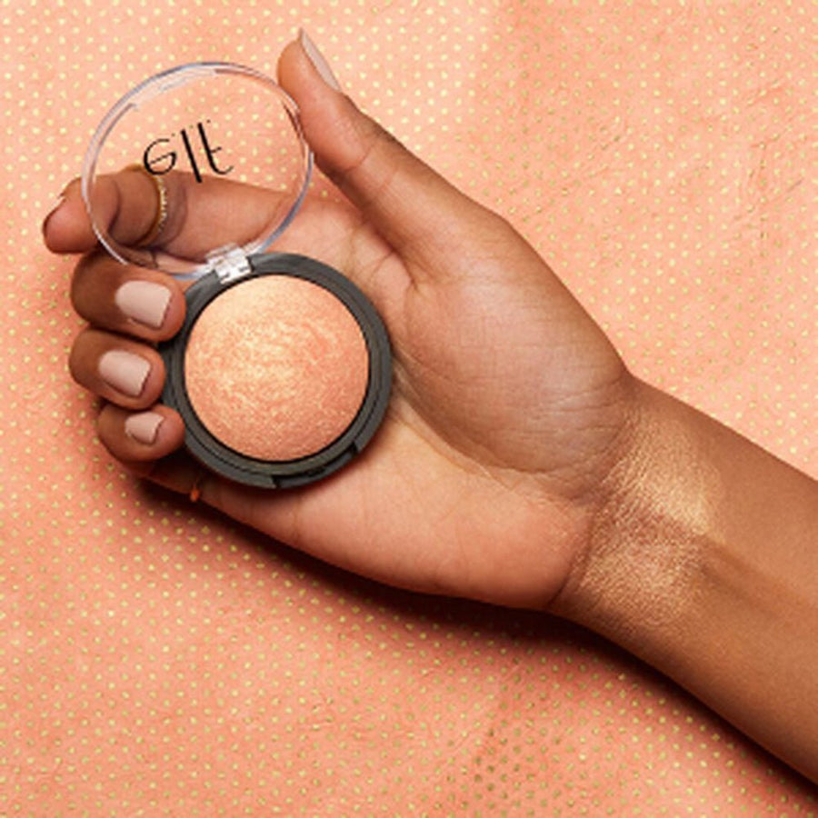 E.L.F Studio Baked Highlighter | Ramfa Beauty #color_Apricot Glow