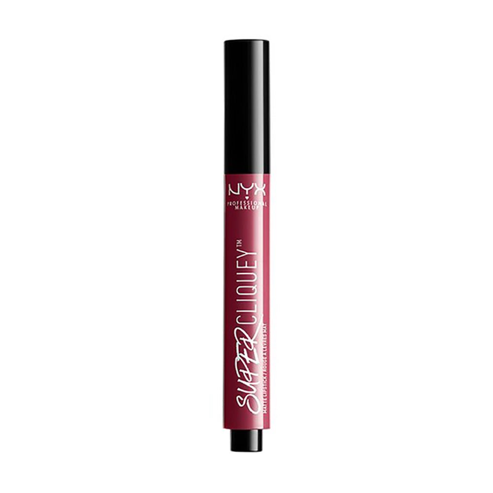 NYX Super Cliquey Matte Lipcolor Dangerous Lipstick 0.05oz 1.5g, One-Way Clicker