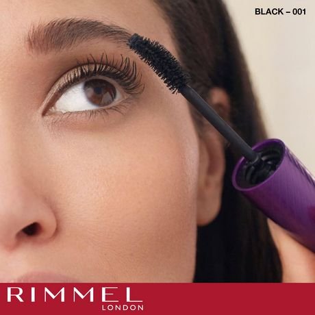 Rimmel Super Curler 24HR Mascara12ml, Volumising Mascara, Built-In Lash Curler #color_001 Black