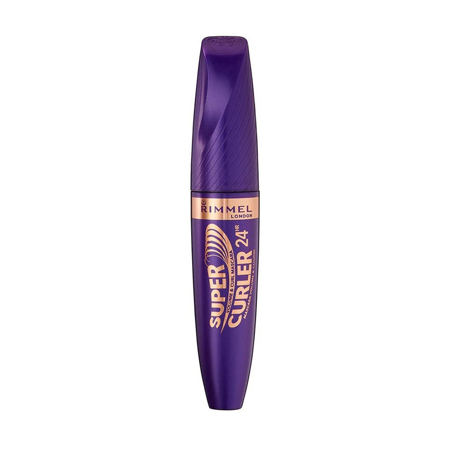 Rimmel Super Curler 24HR Mascara12ml, Volumising Mascara, Built-In Lash Curler #color_001 Black