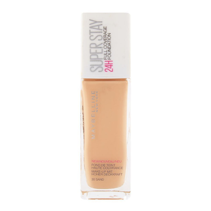 Maybelline Super Stay 24 Hour Foundation 30ml, Hides Imperfections, Dark Circles, Blemishes and Discoloration #color_30 Sand