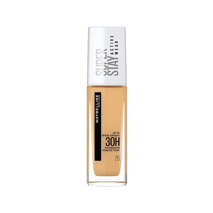 Maybelline Super Stay Active Wear Liquid Foundation 30ml, Lightweight Foundation, 30-Hour Wear #color_28 Soft Beige