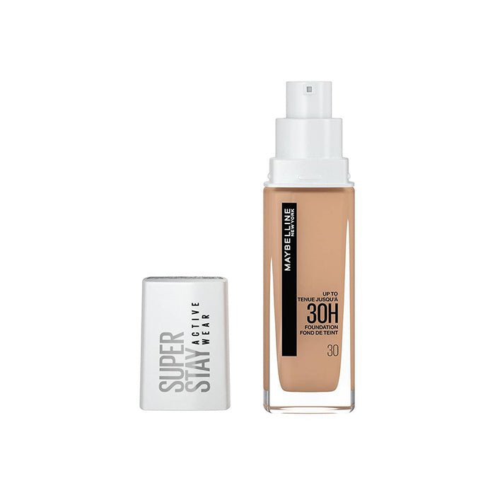 Maybelline Super Stay Active Wear Liquid Foundation 30ml, Lightweight Foundation, 30-Hour Wear #color_30 Sand