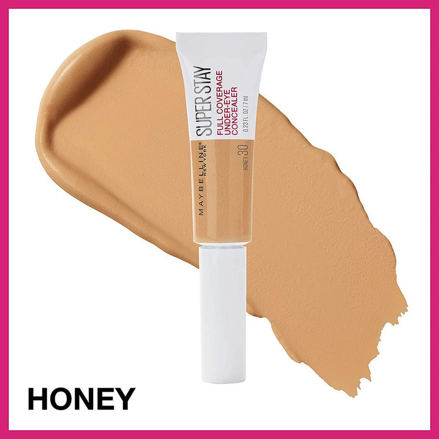 Maybelline Super Stay Full Coverage Under Eye Concealer 6ml, Waterproof, Transfer and Smudge Resistant #color_30 Honey