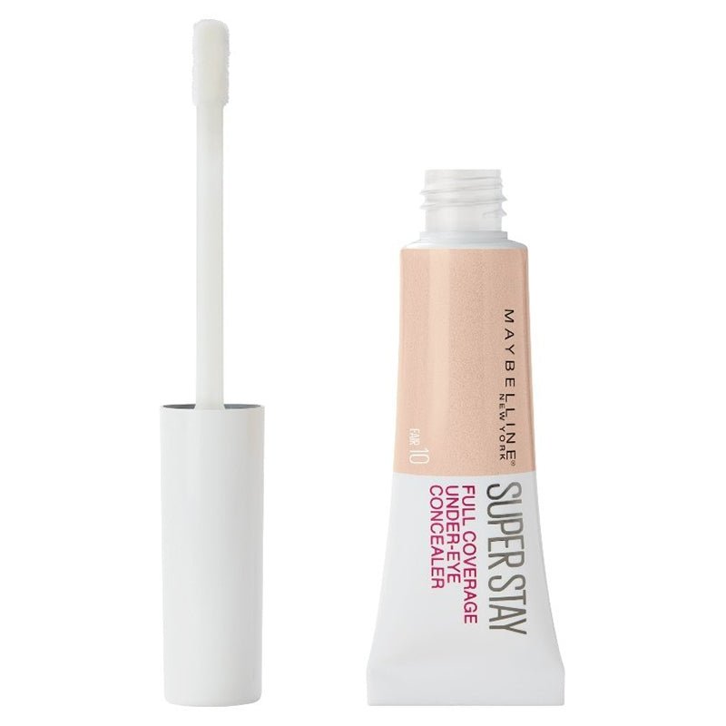 Maybelline Super Stay Full Coverage Under Eye Concealer 6ml, Waterproof, Transfer and Smudge Resistant #color_10 Fair