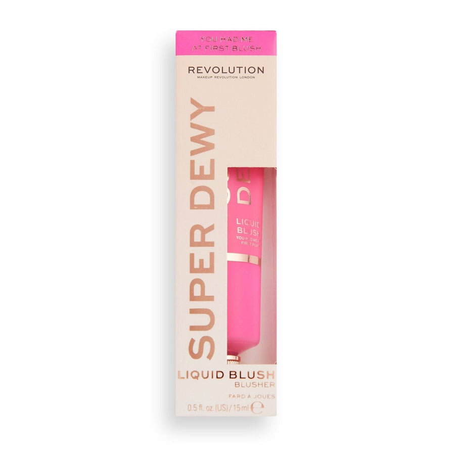 Revolution Superdewy Liquid Blush 15ml, Ultra-Pigmented, Buildable Liquid Blush #color_You Had Me At First Blush