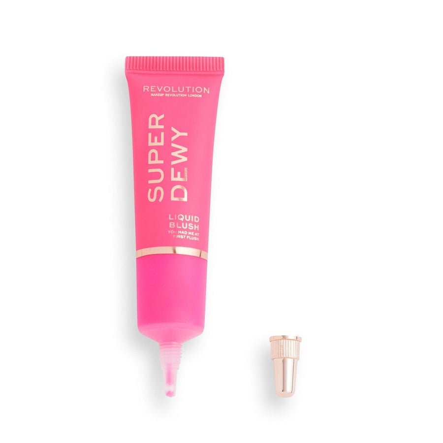 Revolution Superdewy Liquid Blush 15ml, Ultra-Pigmented, Buildable Liquid Blush #color_You Had Me At First Blush