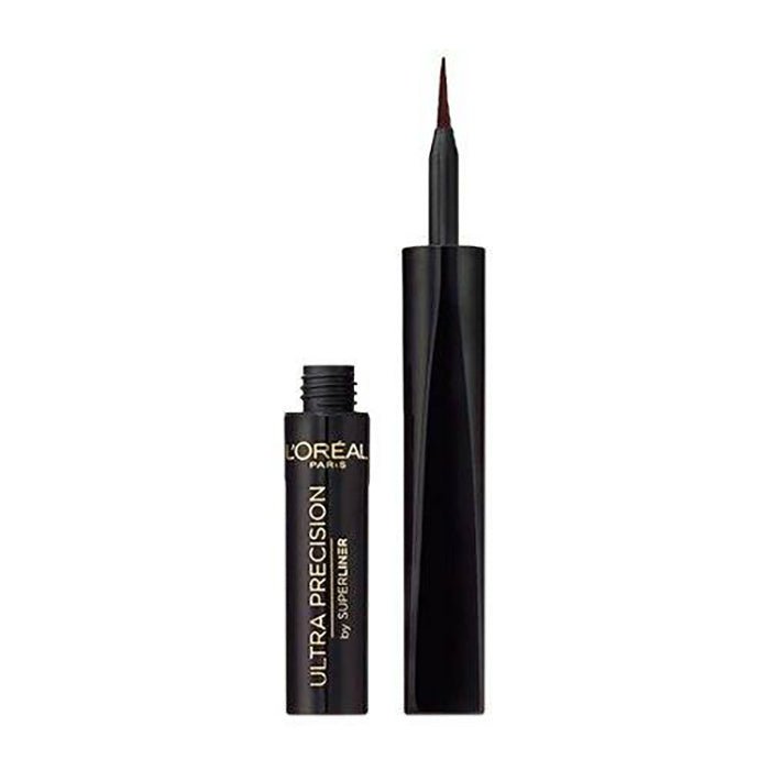 L'Oreal Paris Superliner Waterproof Eyeliner Black Lacquer 0.20oz 6ml, Long Lasting Liquid Eyeliner