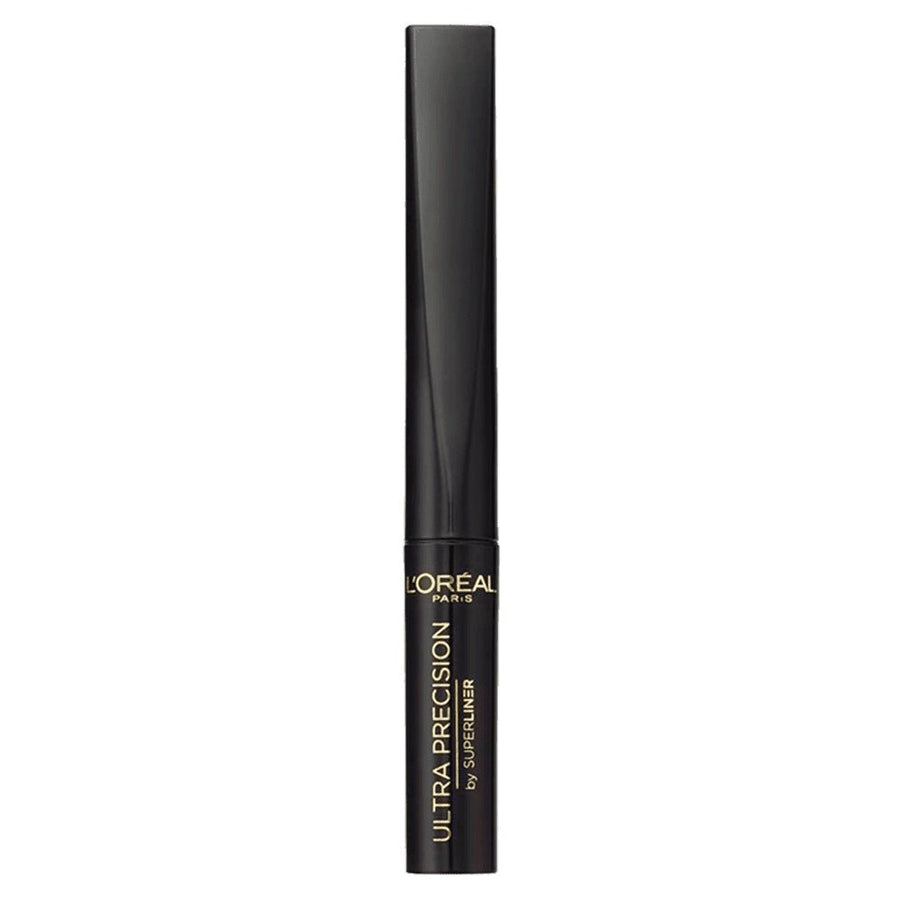 L'Oreal Paris Superliner Waterproof Eyeliner Black Lacquer 0.20oz 6ml, Long Lasting Liquid Eyeliner