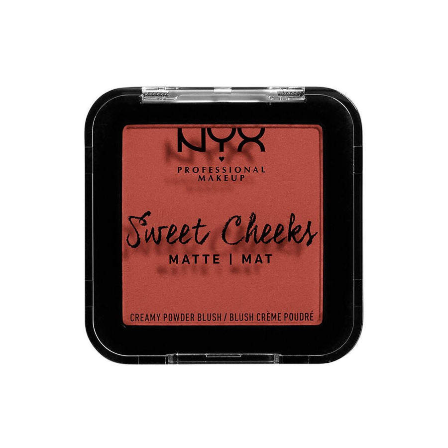 NYX Sweet Cheeks Creamy Powder Blush Matte 5g, Pigmented Color, Matte Finish #color_SCCPBG10 Summer Breeze