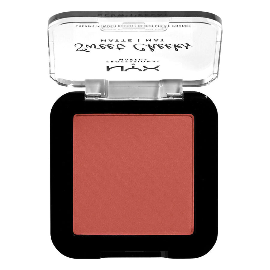 NYX Sweet Cheeks Creamy Powder Blush Matte 5g, Pigmented Color, Matte Finish #color_SCCPBG10 Summer Breeze