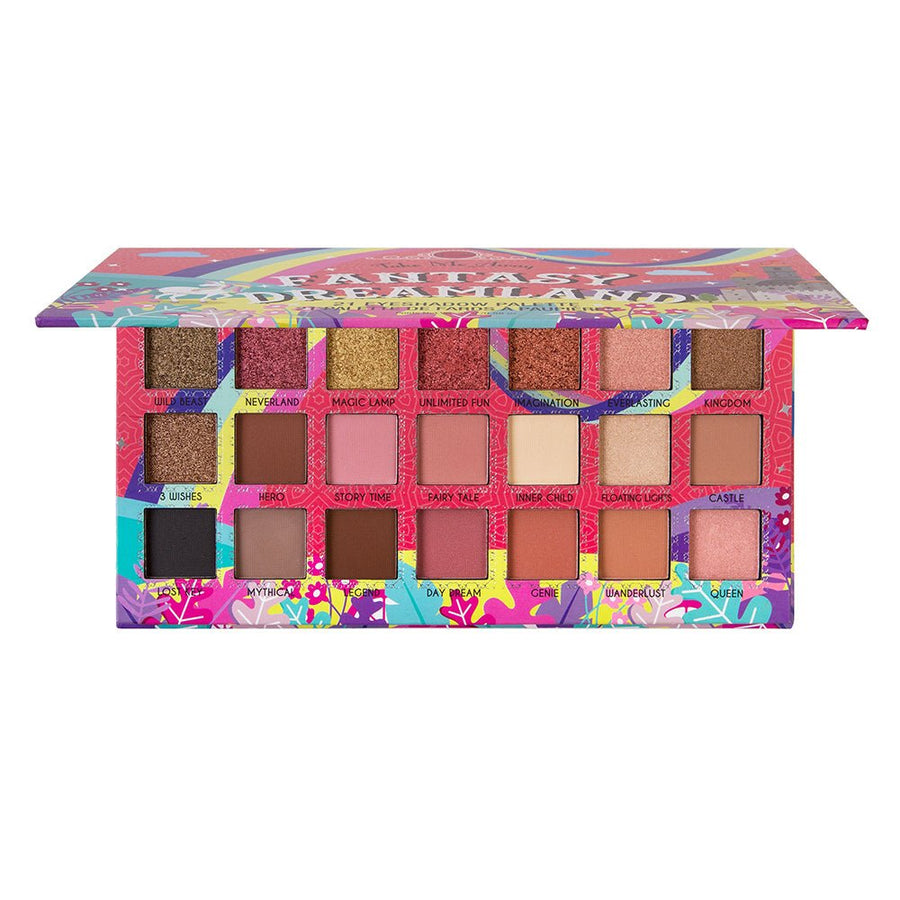 J. Cat Take Me Away 21 Eyeshadow Palette 10 Matte, 11 Shimmer Shades #color_ESP303 Fantasy Dreamland