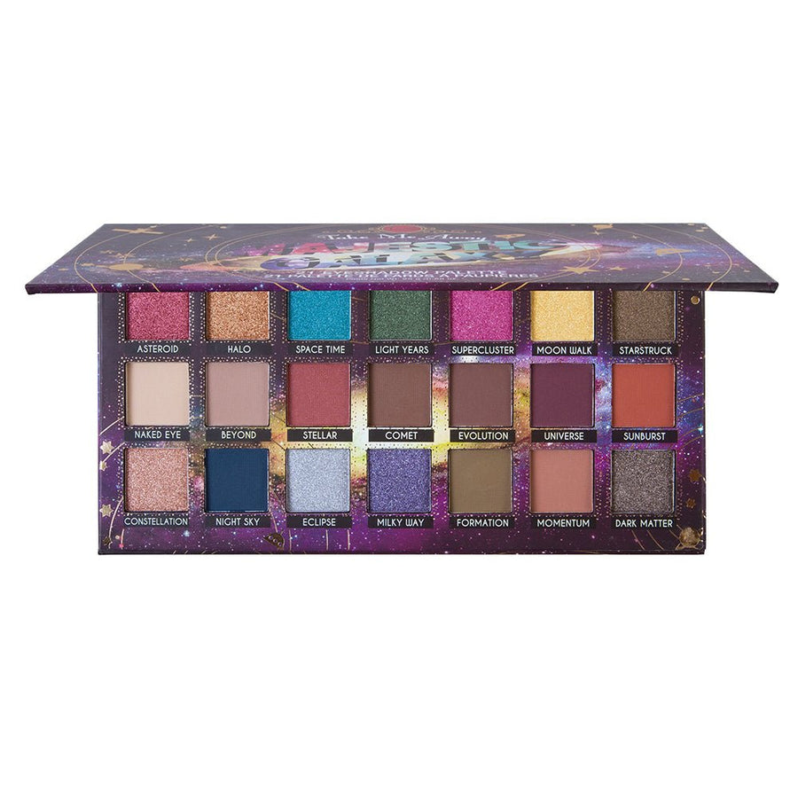 J. Cat Take Me Away 21 Eyeshadow Palette 10 Matte, 11 Shimmer Shades #color_ESP302 Majestic Galaxy