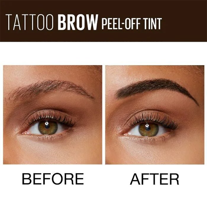 Maybelline Tattoo Brow Easy Peel Off Tint 4.6g, Semi-Permanent Brow Tint, Up to 3 Days