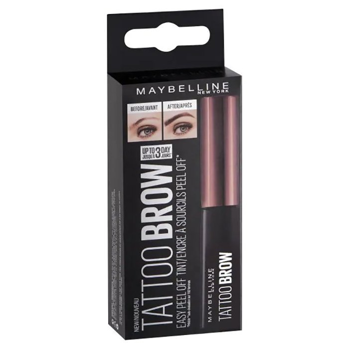 Maybelline Tattoo Brow Easy Peel Off Tint 4.6g, Semi-Permanent Brow Tint, Up to 3 Days