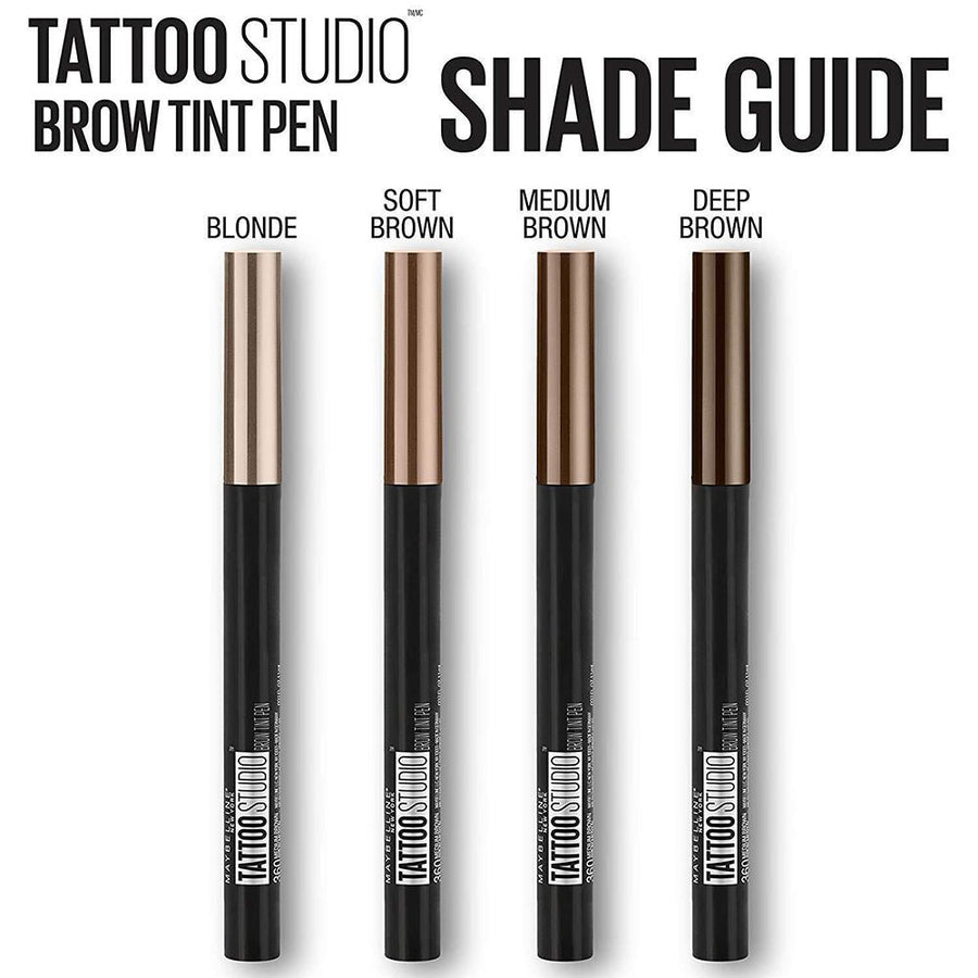 Maybelline Tattoo Brow Micro Pen Tint 1.1ml, Microblade Effect, 24 Hour Wear