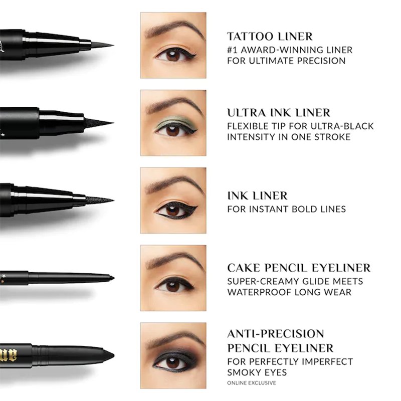 Kat Von D Tattoo Liner Waterproof Liquid Eyeliner Trooper Black 0.02oz 0.55ml,Best Selling, Award Winning