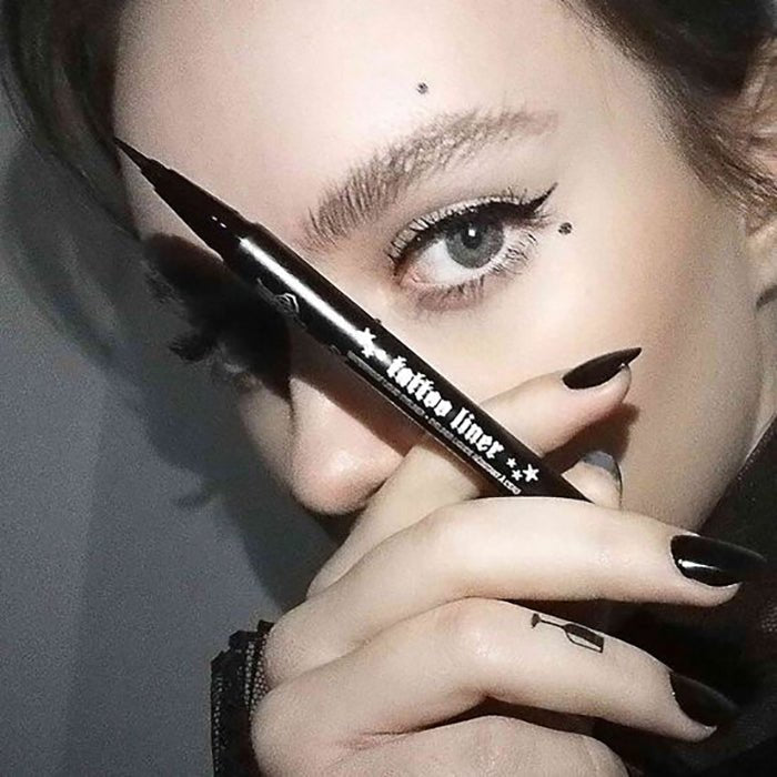 Kat Von D Tattoo Liner Waterproof Liquid Eyeliner Trooper Black 0.02oz 0.55ml,Best Selling, Award Winning