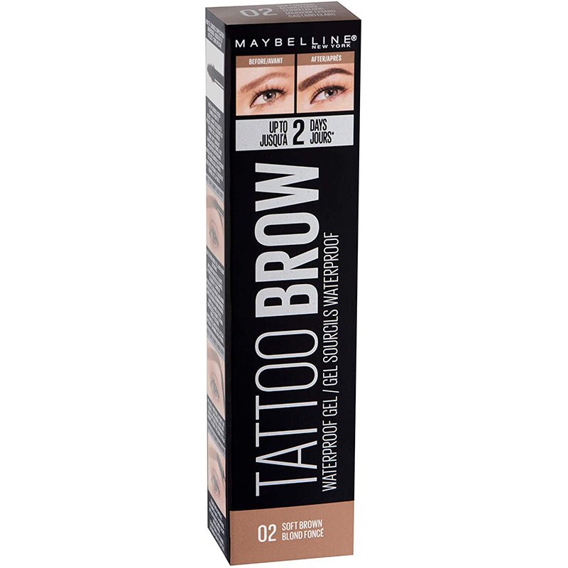 Maybelline Tattoo Brow Waterproof Gel 5ml, Fill and Color Brows 