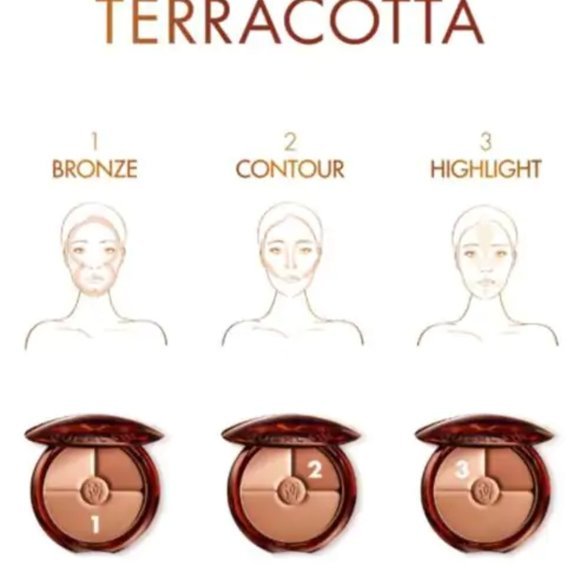 Guerlain Terracotta Sun Trio Bronzing Contour Palette | Ramfa Beauty #color_ 10g Light