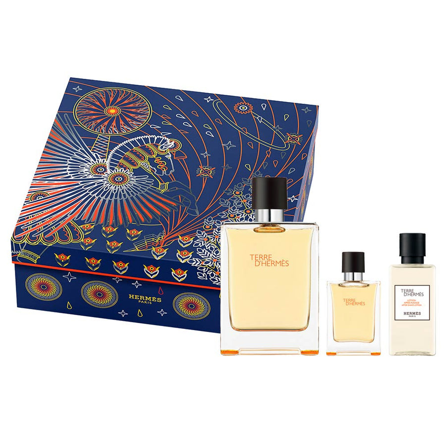 Hermes Terre D'Hermes Men Perfume Gift Set 3.4oz 100ml EAU DE TOILETTE SPRAY  