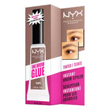 NYX Professional Makeup the Brow Glue 5.0g, Transparent, Flake-Resistant, Extreme Hold #color_TBG02 Taupe