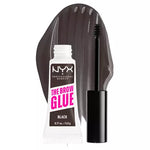 NYX Professional Makeup the Brow Glue 5.0g, Transparent, Flake-Resistant, Extreme Hold #color_TBG05 Black