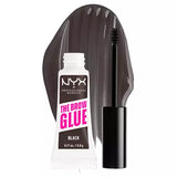 NYX Professional Makeup the Brow Glue 5.0g, Transparent, Flake-Resistant, Extreme Hold #color_TBG05 Black