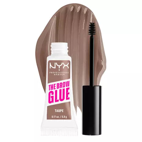 NYX Professional Makeup the Brow Glue 5.0g, Transparent, Flake-Resistant, Extreme Hold #color_TBG02 Taupe