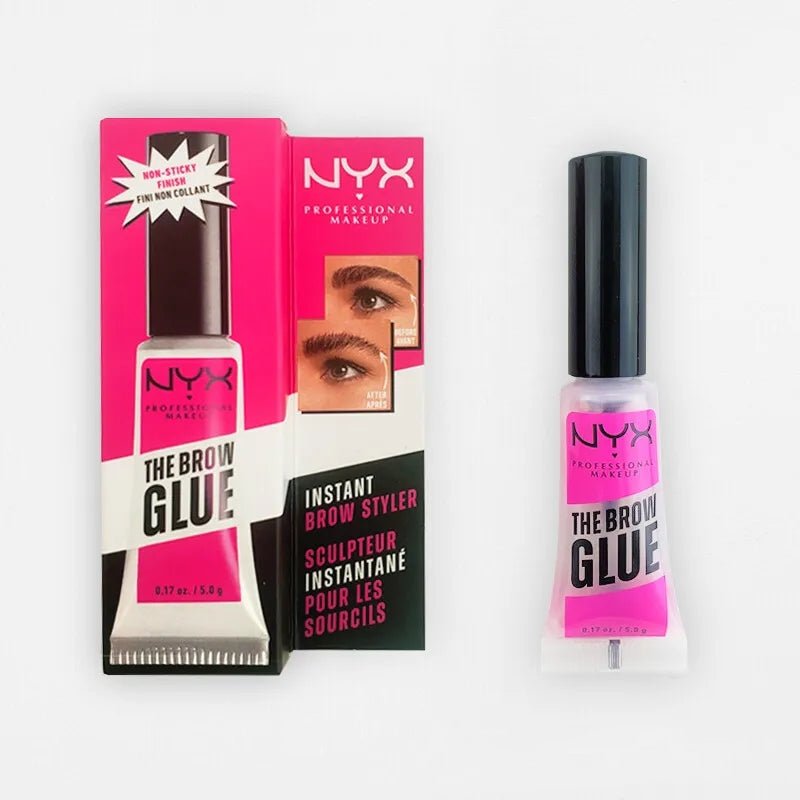 NYX Professional Makeup the Brow Glue 5.0g, Transparent, Flake-Resistant, Extreme Hold #color_TBG01 Transparent