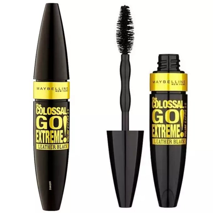 Maybelline The Colossal Go Extreme Volume 9.5ml, Waterproof, Collagen, Plumping Formula #color_Leather Black