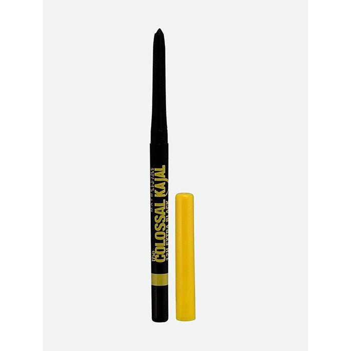 Maybelline The Colossal Kajal Argan Oil Eyeliner Black, Intense Richly-Pigmented Kohl Kajal Eyeliner