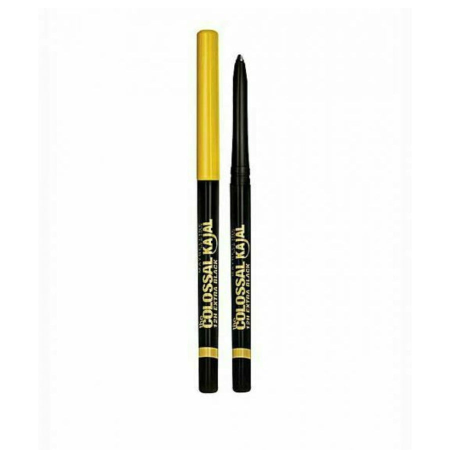 Maybelline The Colossal Kajal Argan Oil Eyeliner Black, Intense Richly-Pigmented Kohl Kajal Eyeliner