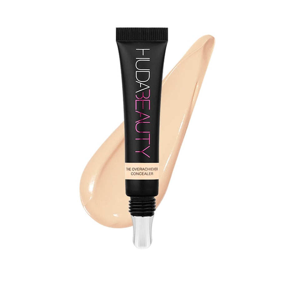 Huda Beauty The Overachiever High Coverage Concealer Hides Dark Circles, Redness, Hyperpigmentation, Age Spots, and Discoloration  #color_Meringue 04N