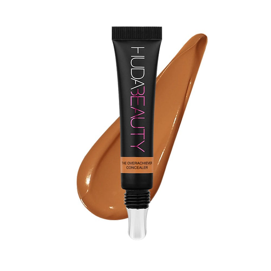 Huda Beauty The Overachiever High Coverage Concealer Hides Dark Circles, Redness, Hyperpigmentation, Age Spots, and Discoloration  #color_Butter Scotch 28G