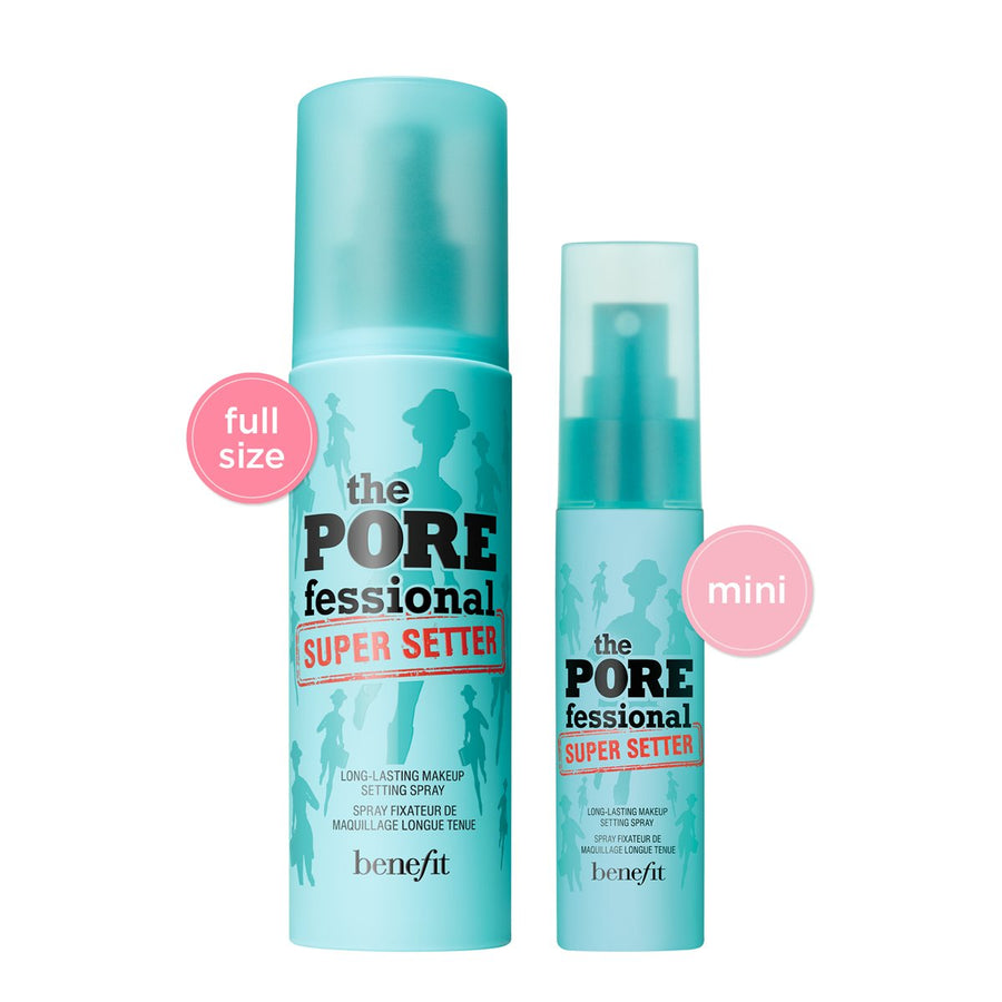 Benefit The POREfessional Super Setter Long-Lasting Makeup Spray Face Primer Clear 4.2oz 120ml 