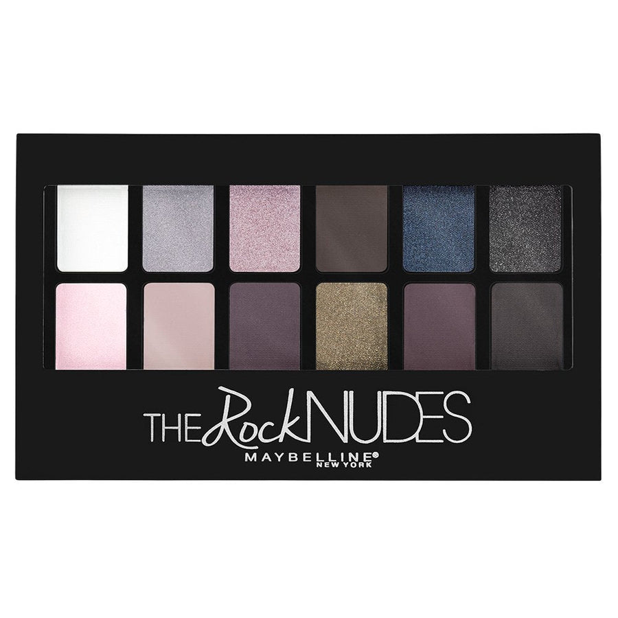 Maybelline The Rock Nudes Eyeshadow Palette The Rock Nudes 0.33oz 9.6g, 12 Color, Matte, Shimmer