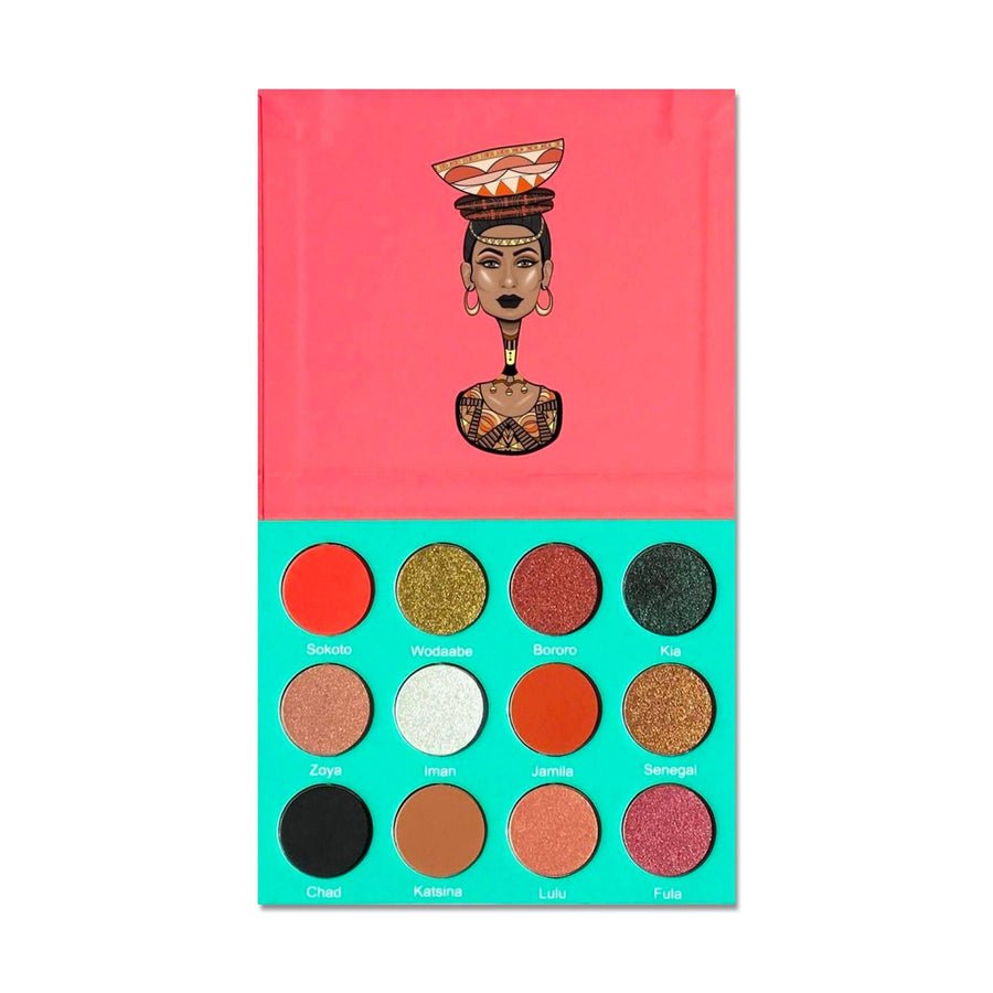 Juvia The Saharan Eyeshadow Palette, 12 Stunning Shades 