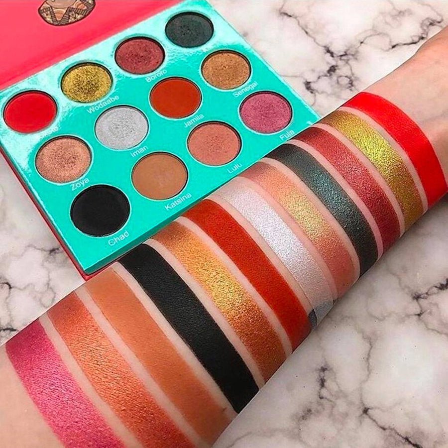 Juvia The Saharan Eyeshadow Palette, 12 Stunning Shades 